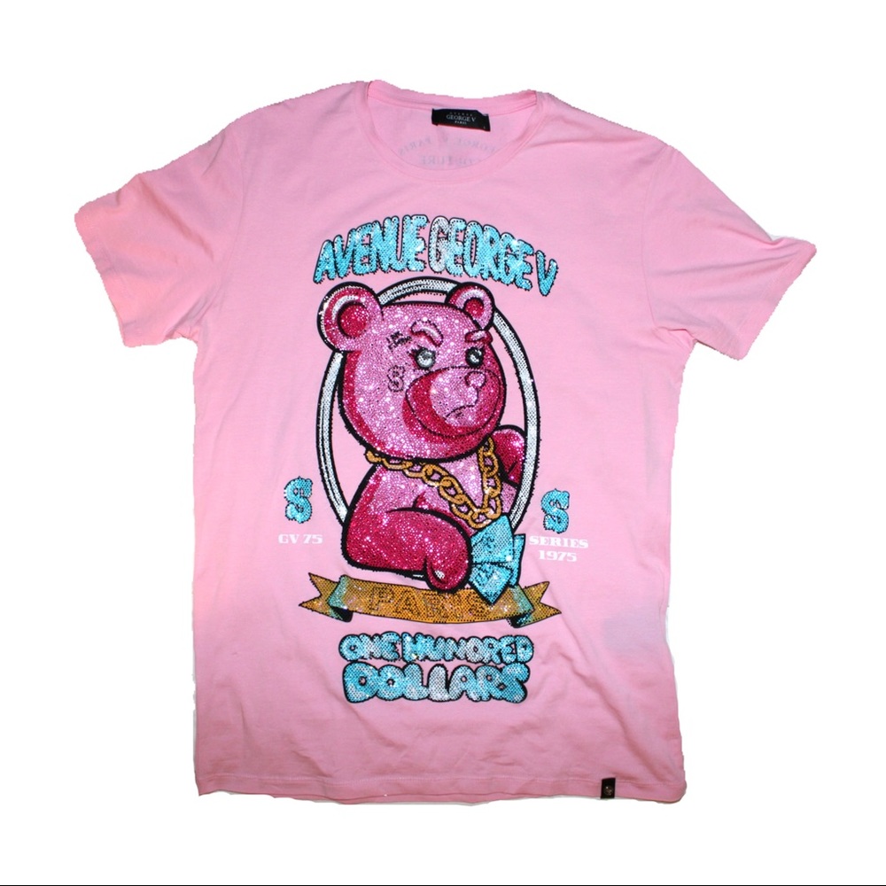 Light Weight Beaded Pink Shirt